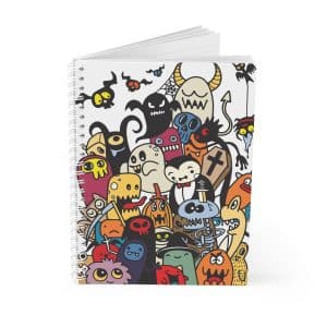 Spiral Notebook Monsters